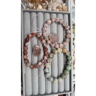 Sakura Agate Vegetable Garden Bracelet