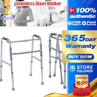 AIDEAL Walker for Elderly Adult Heavy Duty Stainless Steel Adjustable Lightweight Multifunctional Toilet Armrest