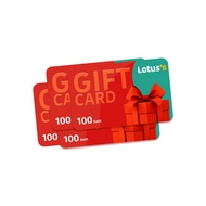 ของแถม Lotuss Gift Cards มูลค่า 400 (ไม่จำหน่าย)