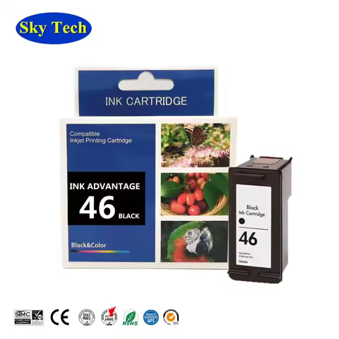 SKY Print Head Ink Advantage 46 For HP46 , SKY New Cartridge For HP Deskjet 2520hc 2020hc 2029 2529 