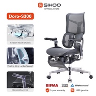 【5 Years Warranty】Sihoo Doro S300 Ergonoc Office Chair with Footrest 6D Armrest Gang ChairHT99 S4A3