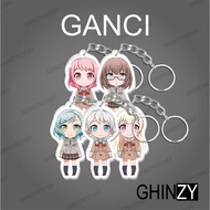 GANTUNGAN Acrylic Anime Ganci Keychain Bang Dream Pastel Pallette Series 2 Chisato Aya Ghinzykstuff