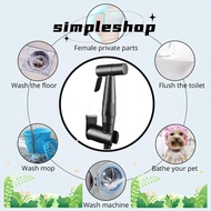 SIMPLE Bidet Toilet Spray, 304 Stainless Steel Toilet Rinser, Brand  Handheld Booster Nozzle Black Shower Diverter Bathroom