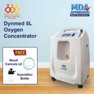 [Same-Day Delivery] Dynmed Oxygen Concentrator 5L + Bottle Humidifier + Nasal Oxygen Cannula