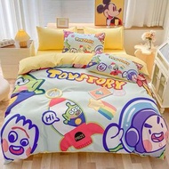 Toystory 床單套裝 床上用品 床笠 被套 枕頭袋 枕套 三眼仔 勞蘇 胡迪 巴斯光年 rex 彈弓狗 薯蛋頭 bunny ducky jessie forky 小叉 火腿豬 hamm 反斗奇兵