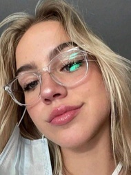 1pc Glasses, Computer Reading/Gaming/TV/Phones Glasses For Women Men,Anti Eyestrain & UV Glare,Sport