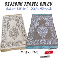 Sejadah Aydin Travel / Sejadah nipis Cotton / Sejadah Travel Cantik / Turkey Murah / Sejadah Doorgif