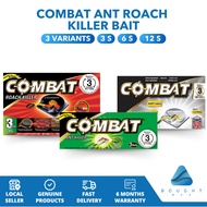 WipeOut & Combat Ant Roach Killer Bait - Powerful, Fast-Acting, Reliable, Long-Lasting Pest Control