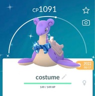 Pokémon go 絕版色違帶頸巾嘅拉普拉斯✨