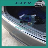 Honda City GM2 / GM3 (2008-2013) Penutup Pelindungan Bumper Belakang Luar Kereta TMO Hiasan Kereta Berjaya Auto