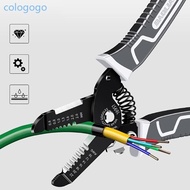 COLO Multifunctional Wire Stripper Pliers Tools 7inch Stripping Cutter Cable Wire Crimping Electrician for 10-22AWG