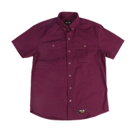 ฺBOVY SHIRT SLIM COTTOON - เสื้อเชิ้ตแขนสั้นOXFORD SHIRTทรงสลิมคอปกเชิ้ตกระดุมเงาสี ดำ.ขาวขี้ม้าเลื