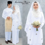 ❤️[ PURE WHITE] SET NIKAH AMRAA | BAJU NIKAH| BAJU TUNANG | BAJU KURUNG | BAJU MELAYU