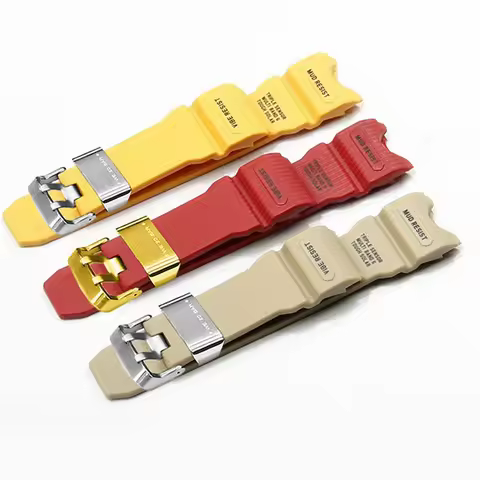 TPU Wrist Band Strap For GWG 1000GB Sport Watchband Bracelet for gwg1000-gb GWG-1000GB Metal ring so