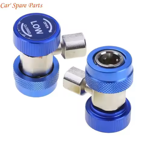 Y4UA Freons R134A Auto Car Air Conditioner Adapters Quick Couplers Connector Accessory