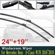 for Mercedes Benz A-Class W176 2016~2018 Car Wiper Blades Windscreen Wipers Car Accessories A-Klasse