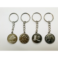 50 SEN MALAYSIA COIN KEY CHAIN 马来西亚50仙钥匙圈