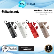 Skullcandy Method 360 ANC Active Noise Canceling Earbuds with Sound by Bose
