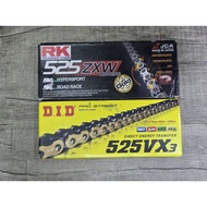DID 525 VX3 X ring RK 525 ZXW XW ring