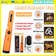 GP Pointer S Metal Detector Alat Pendeteksi Logam Detektor Emas Harta Terpendam Metal Emas Perak Deteksi Tahan Air Free 9V Baterai Stok Siap