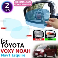 for Toyota Voxy Noah Nav1 Esquire R70 R80 70 80 2007~2019 Full Cover Rearview Mirror Rainproof Anti 