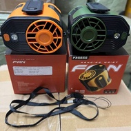 Quạt đeo thắt lưng 10000 mah Quạt gài thắt lưng F83 thế hệ mới màn led báo pin đèn pin 10 chế độ