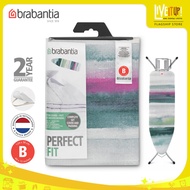 Brabantia Ironing Board Cover B, 124 x 38 cm, with Foam - Morning Breeze