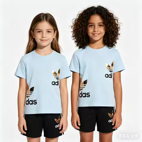 Leisure Letter 2pcs Kids Summer O-neck Short Sleeve T-shirts+Pants Suits 3-13 Years Boys Girls Casua
