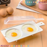 KUGIGI Egg Steamer Cooker Steamer Tool 2 Eggs Cooking Food Gadget DIY Draining Egg Boiler