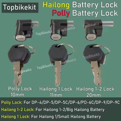 For Super73 Battery Lock For Hailong Battery Lock Polly Battery Lock DP-4/5/6/9 Reention Battery Loc