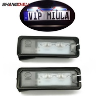 1 Pair LED Rear License Plate Light 12V for VW Golf 7 Passat B6 3C Amarok Eos Polo Amarok 35D 943 02