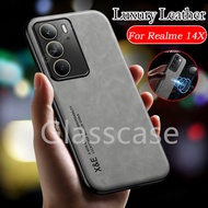 Casing For Realme 14 X Pro Plus 14X Realme14X Realme14Pro Plus 14ProPlus 14Pro+ 5G Luxury Leather Ph