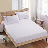 1200 TC Premium Hotel White / Grey fitted bedsheet for hotel /cadar hotel/Asrama / hostel bedsheet/酒
