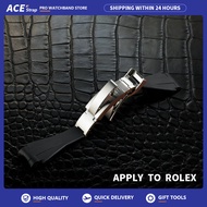 Apply To ROLEX Sea-Dweller Deepsea Watch Strap, Rubber Replacement Band For 116660 Model 21mm
