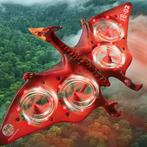 RC Pterosaur Plane Dinosaurs Model Remote Control Aircraft 2.4GHz 6 Channel 6-Axis Gyro RC Aircraft 