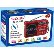 🔥【READY STOCK】🔥Waxiba XB-903URT | Radio FM AM SW Klasik | Isi Ulang | Vintage Retro Portable Radio