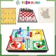 Chess set, Chinese chess, seahorse chess, checkers, color memory chess, unique chess set for childre