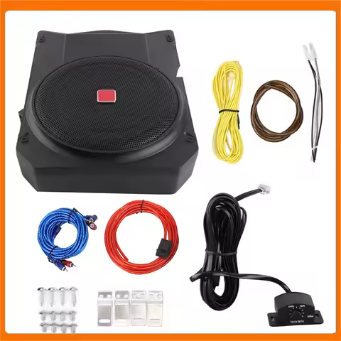 10 Inch Active Subwoofer Compact Stainless Steel Grille Car Subwoofer Excellent Heat Dissipation 2.5