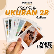 High Quality 2R Size (6x9cm) Photo Printing, 100 Pcs Glossy Package Photo Paper
