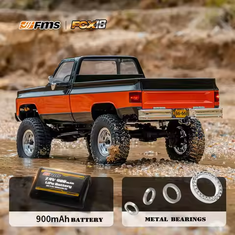 Fms Climbing Car 1/18 K10 Fcx Performance RC Remote Control Vehicle Model Four-Wheel Drive Off-Road 