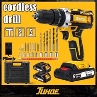 Malay spot goods drill impact cordless Drill Cordless Set Drill Battery Hand Drill Impact Drill Bate