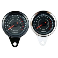 UNIVERSAL MOTORCYCLE 12V TACHOMETER METER LED BACKLIGHT 13K RPM 5WAYER SHIFT MODIFY SPEEDO MOTOR
