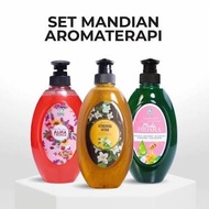 D’HERBS Combo Gel Mandian Aura Seri (Bidara & Aura 7 Bunga) – Body Care Set Jimat