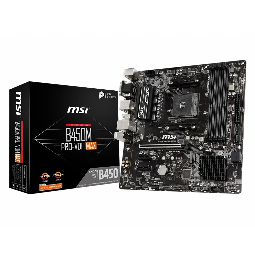 MB MSI B450M PRO-VDH MAX motherboard