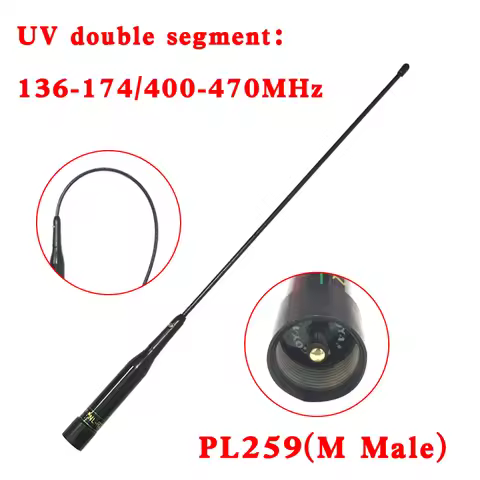 Nagoya NL-R2 High Gain Dual Band Mobile Radio Antenna PL259 Connector for TM-471 TYT TH-9800 TH-9000