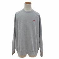 成色極佳 ▼ Supreme SUP 24SS 77% 棉質小方格插肩圓領套頭衛衣，灰色，L 碼，加拿大製造，正品，男款