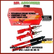 ABSORBER HEAVY DUTY GREBER HONDA CITY GM2 08-13/JAZZ GE