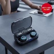 TWS M10 Bluetooth Earbuds 9D HiFi Stereo for Gaming and Sports Waterproof with Noise Reduction Featu