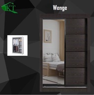 KT Furniture: Sliding Doors Wardrobe Cabiner Home Living Almari Baju / Anti-Jump Door / Perabot Mura