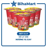 [SET5LY] - OTTOGI - Spicy Jin Cup Noodles, Jin Spicy Cup Noodles, Spicy Jin Cup Noodles, Korean Cup 